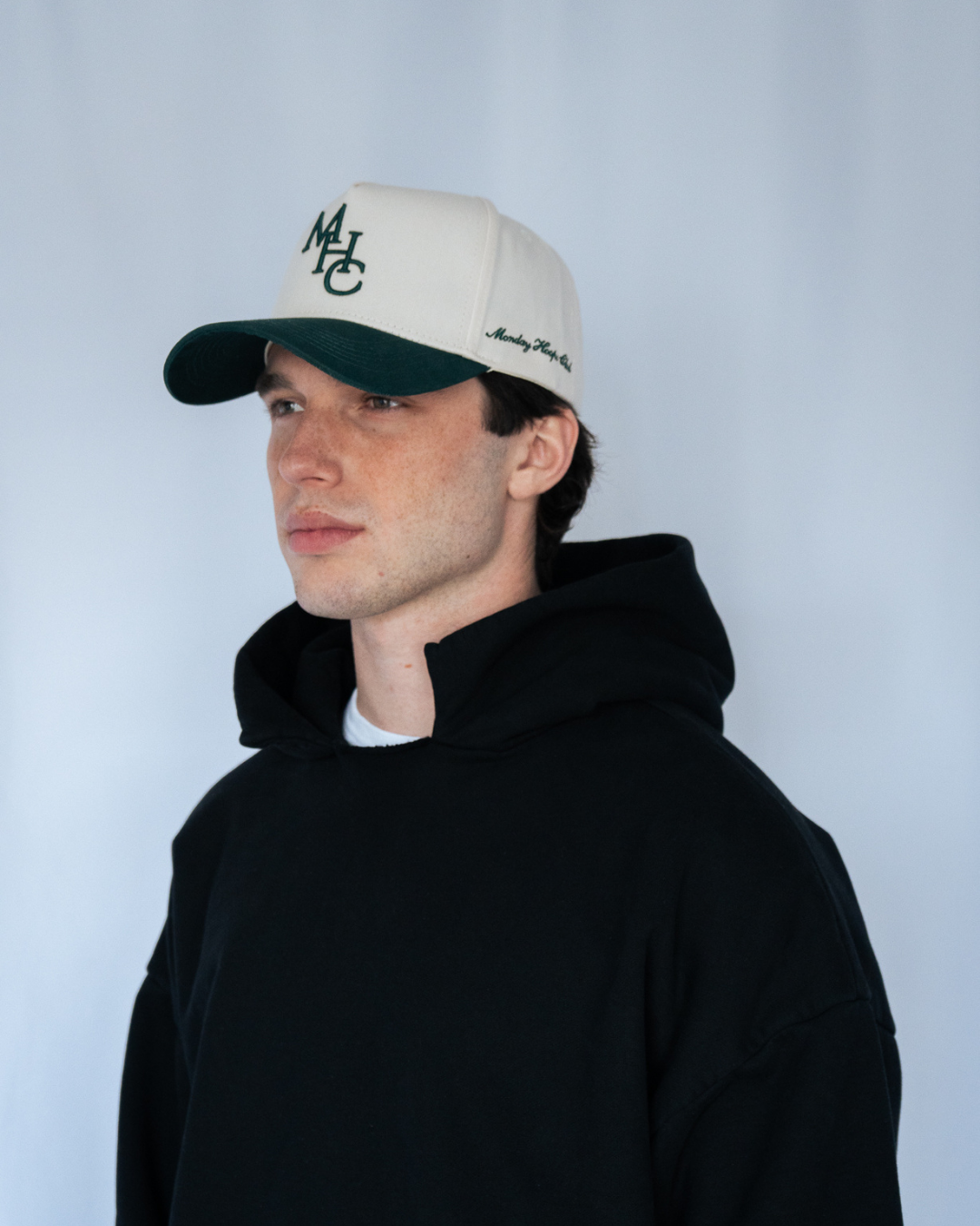 MHC Snapback | Cream & Vintage Green