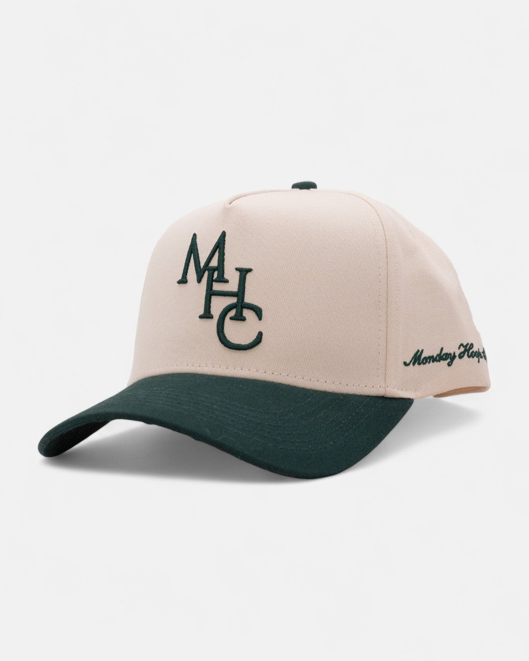 MHC Snapback | Cream & Vintage Green