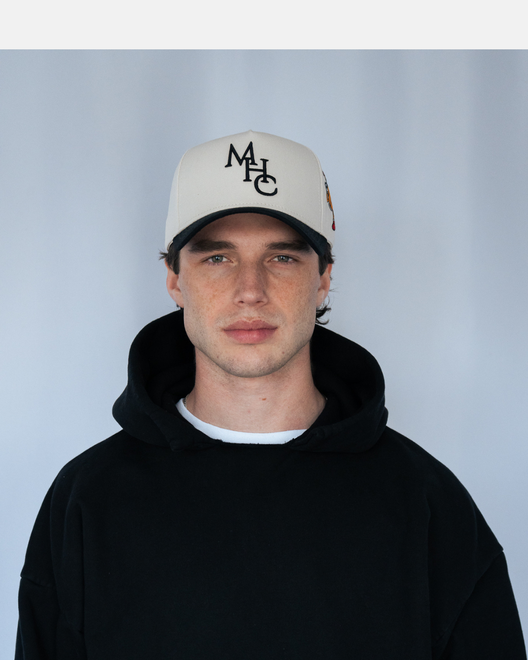 MHC Snapback | Cream & Black