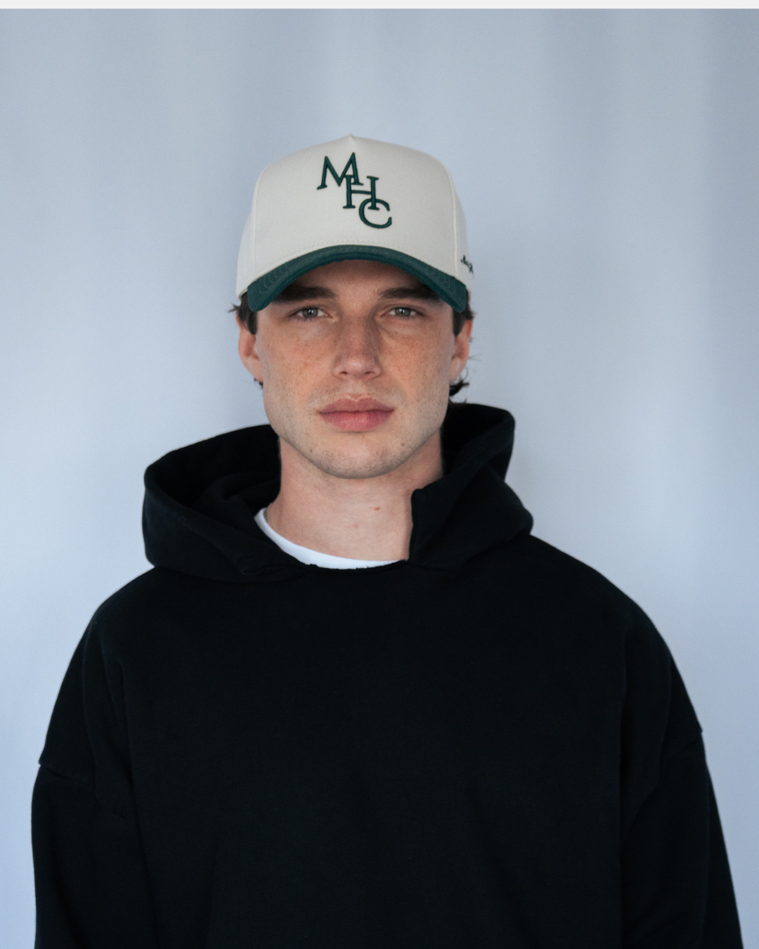 MHC Snapback | Cream & Vintage Green