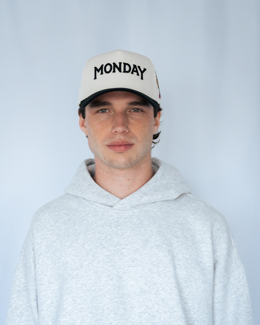 Monday Snapback | Cream & Black