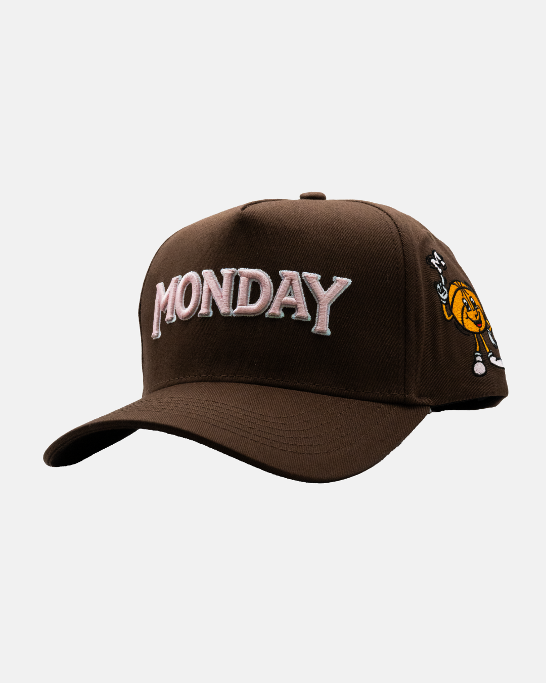 Monday Snapback | Brown & Pink