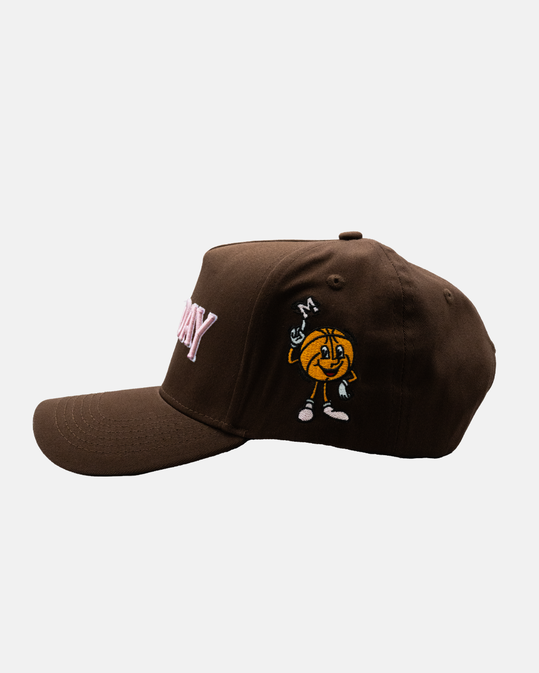 Monday Snapback | Brown & Pink