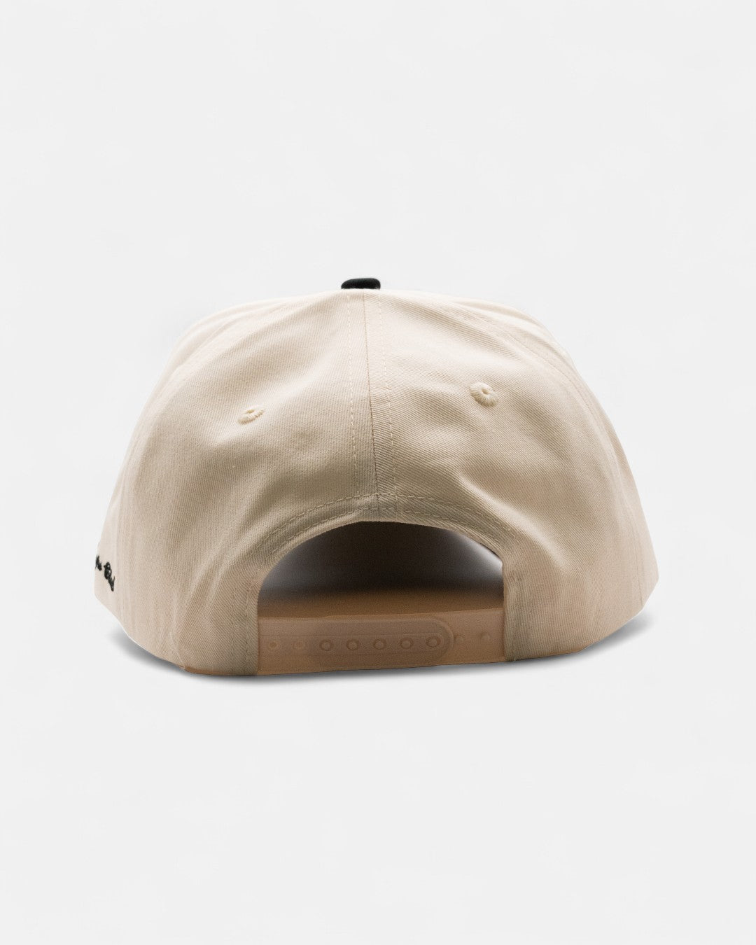 MHC Script Snapback | Cream & Black