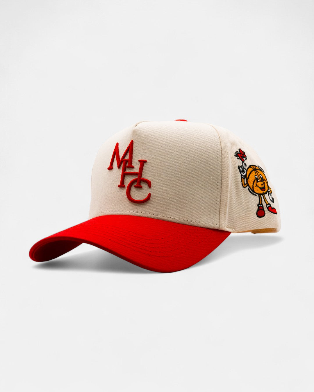 MHC Snapback | Cream & Red