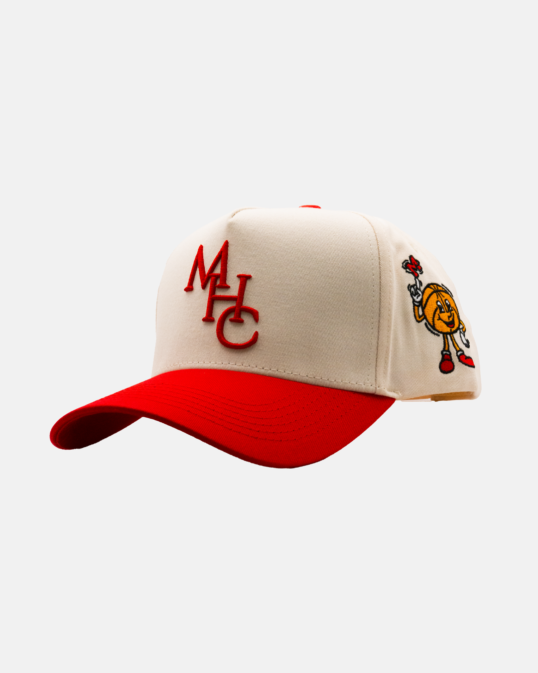 MHC Snapback | Cream & Red