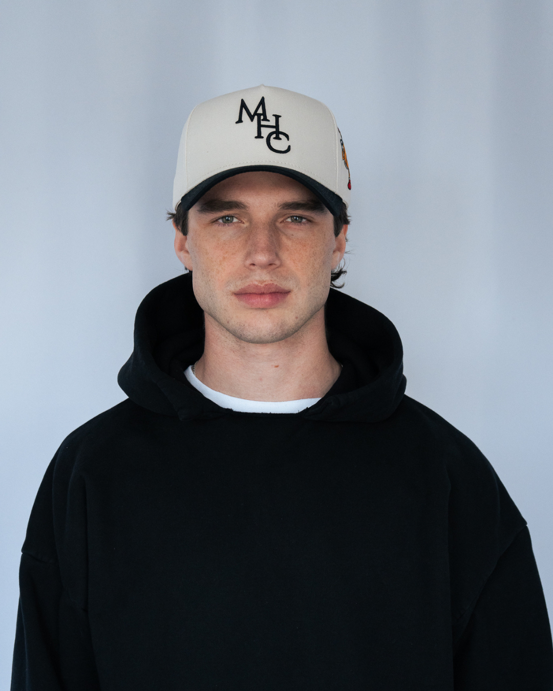 MHC Snapback | Cream & Black