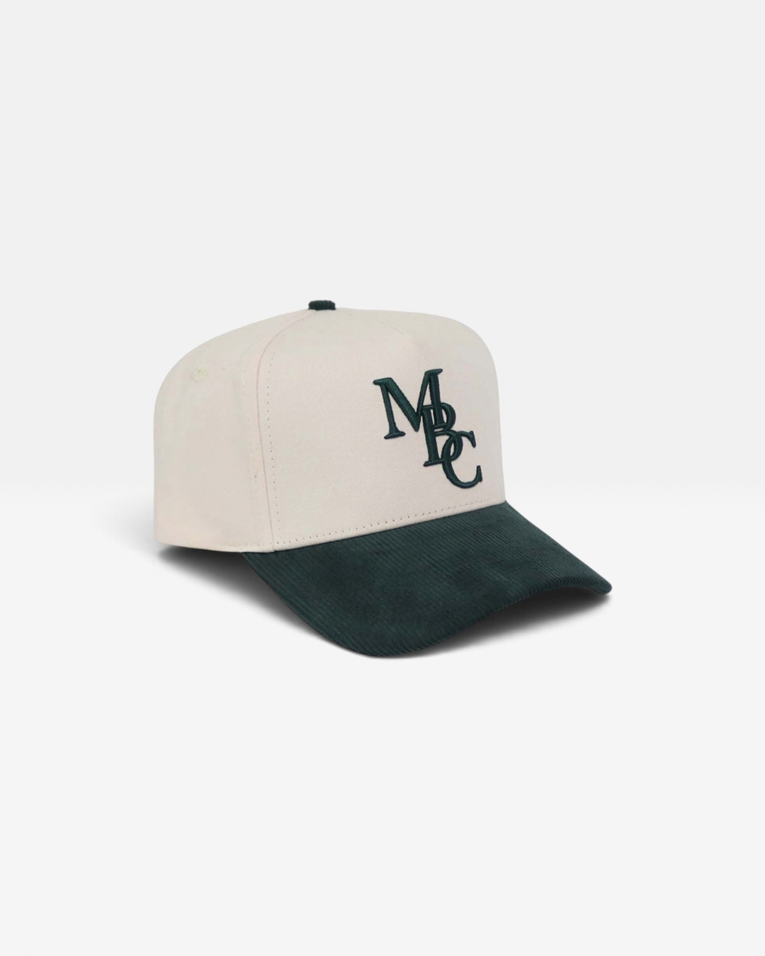 MBC Corduroy Snapback | Cream & Green