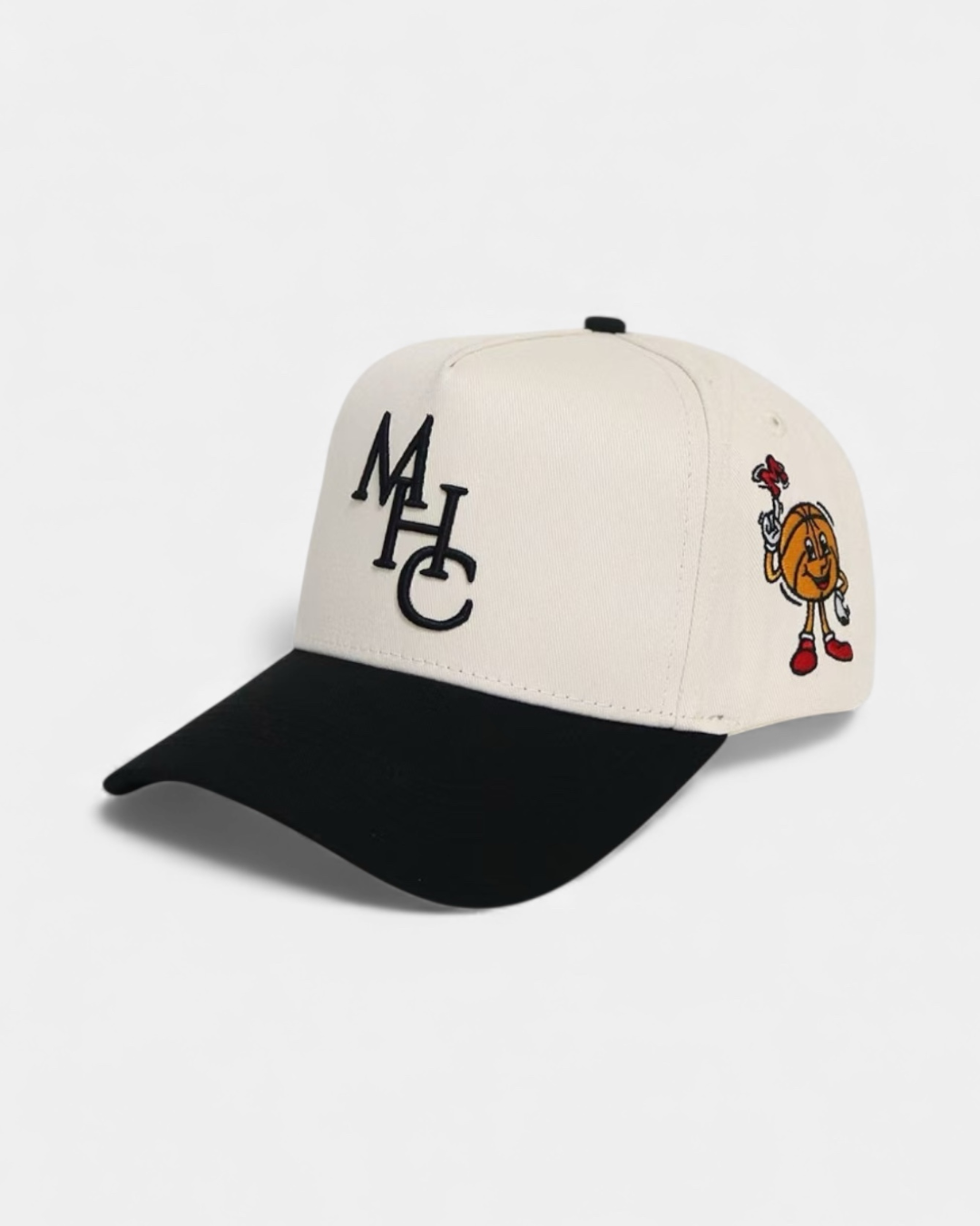MHC Snapback | Cream & Black