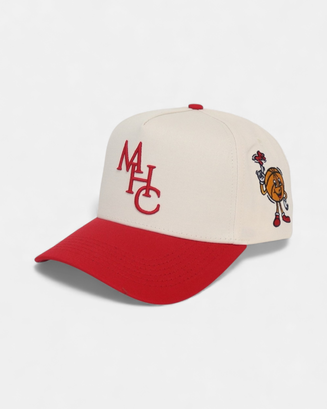 MHC Snapback | Cream & Red