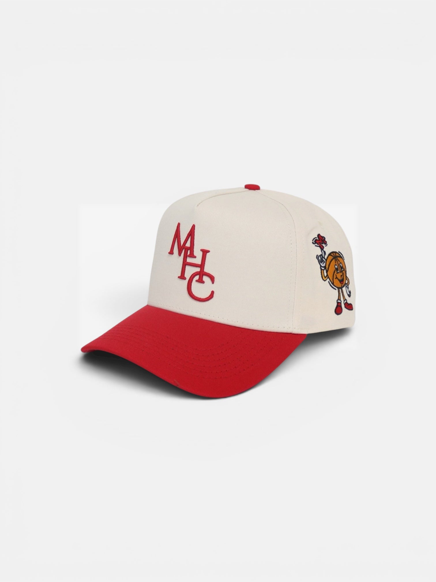 MHC Snapback | Cream & Red