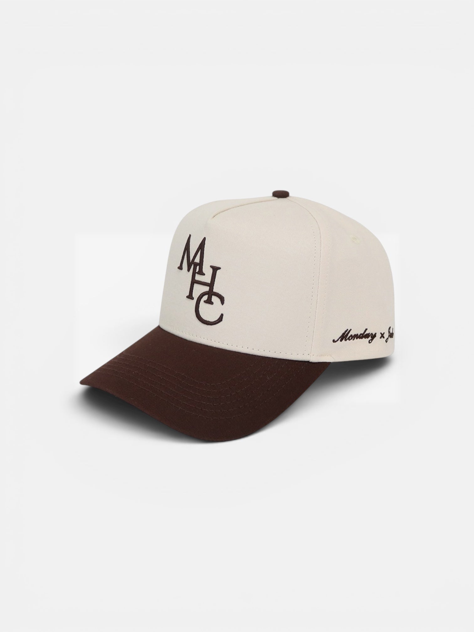 MHC x Jade Snapback | Cream & Espresso
