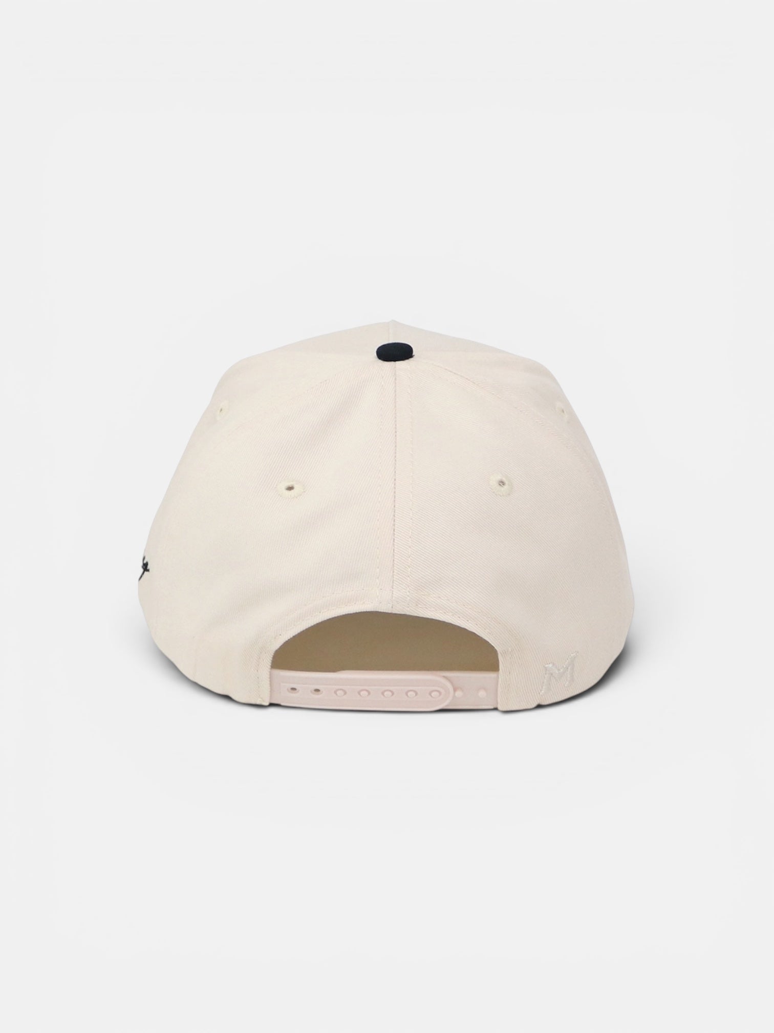 M by Monday Snapback | Cream & Black