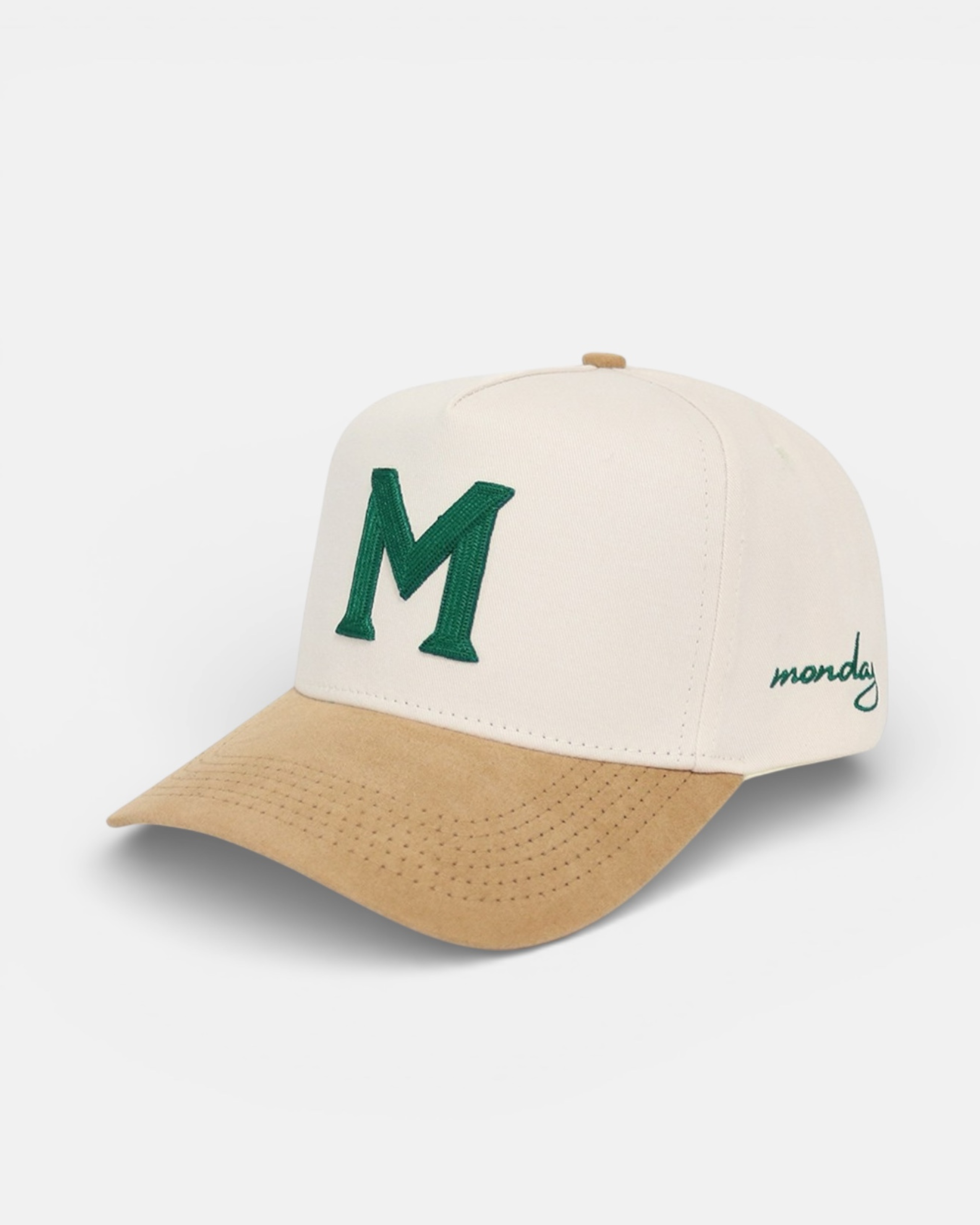 M by Monday Suede Strapback | Camel