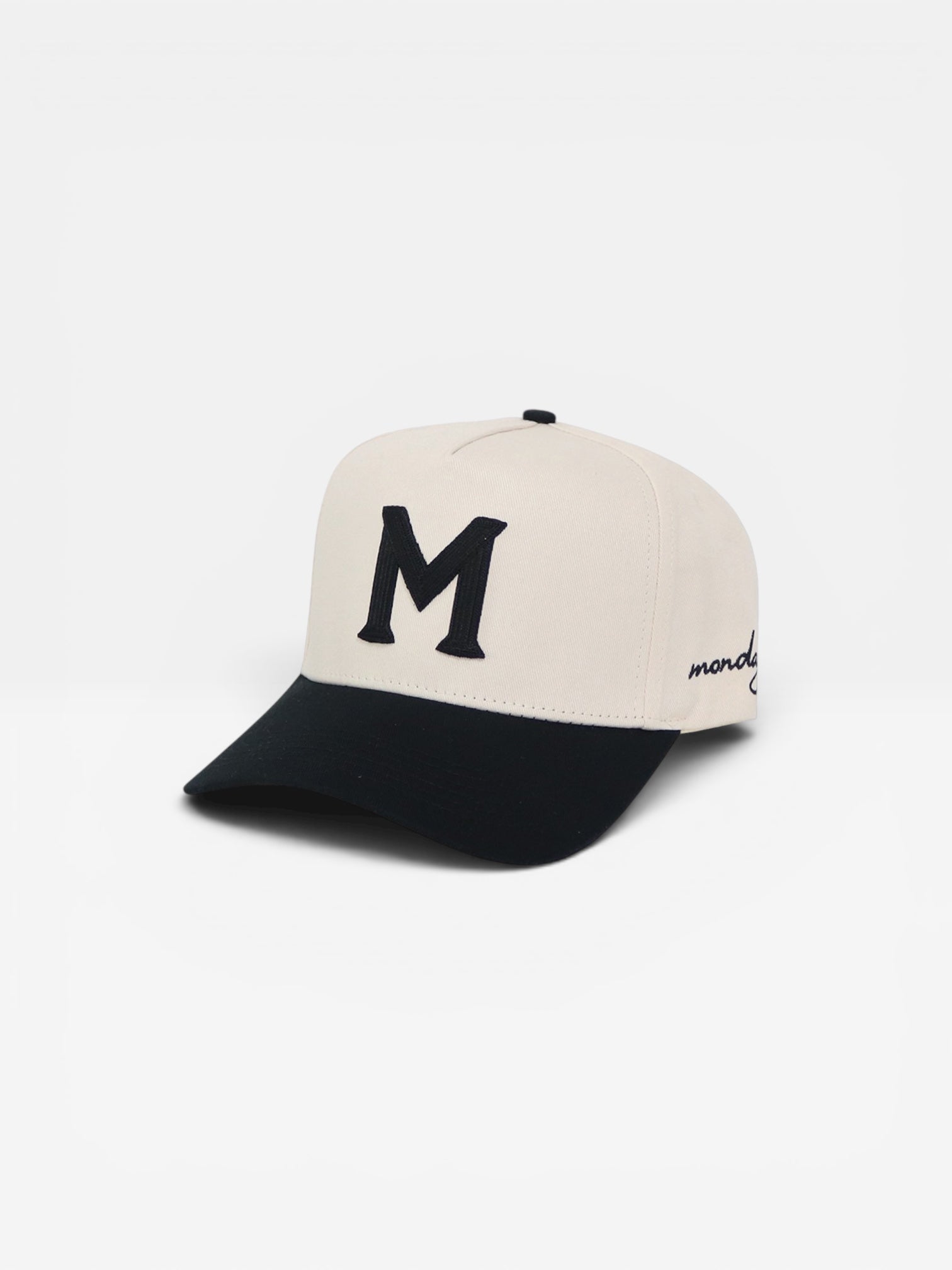 M by Monday Snapback | Cream & Black