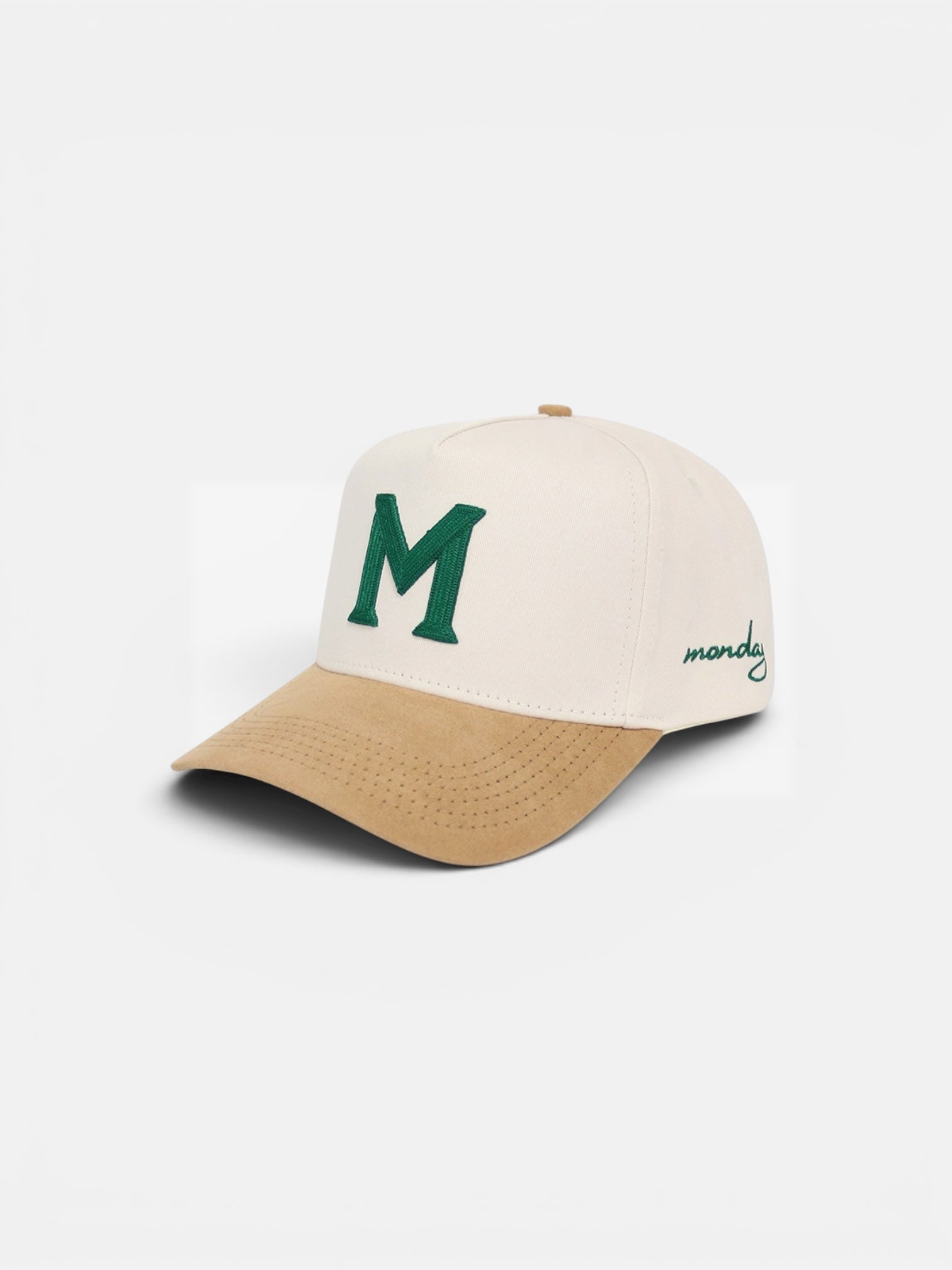 M by Monday Suede Strapback | Camel