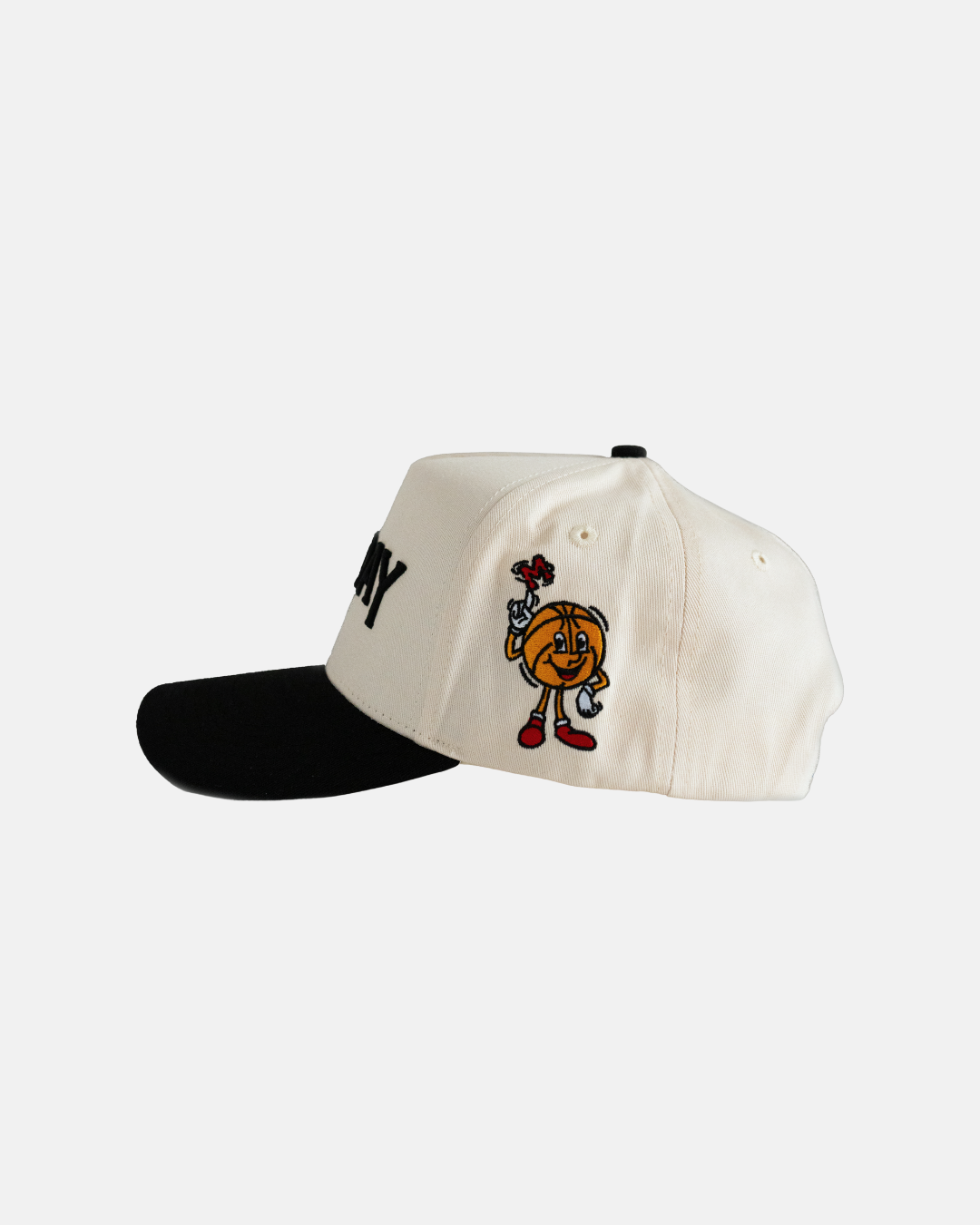 Monday Kids Snapback | Cream & Black
