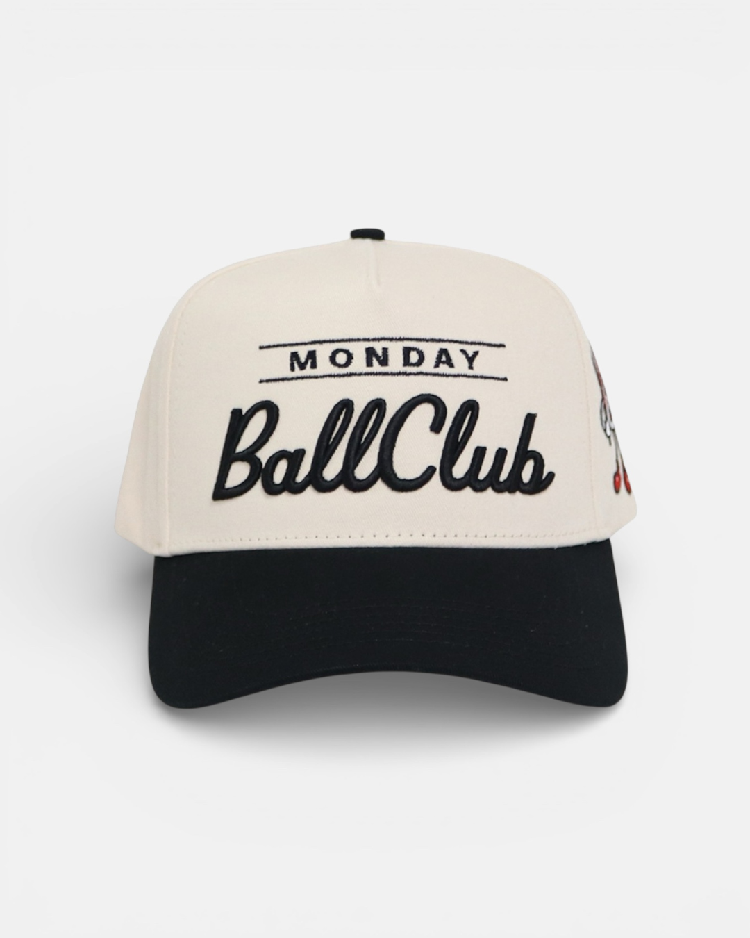 Monday Ball Club Snapback | Cream & Black