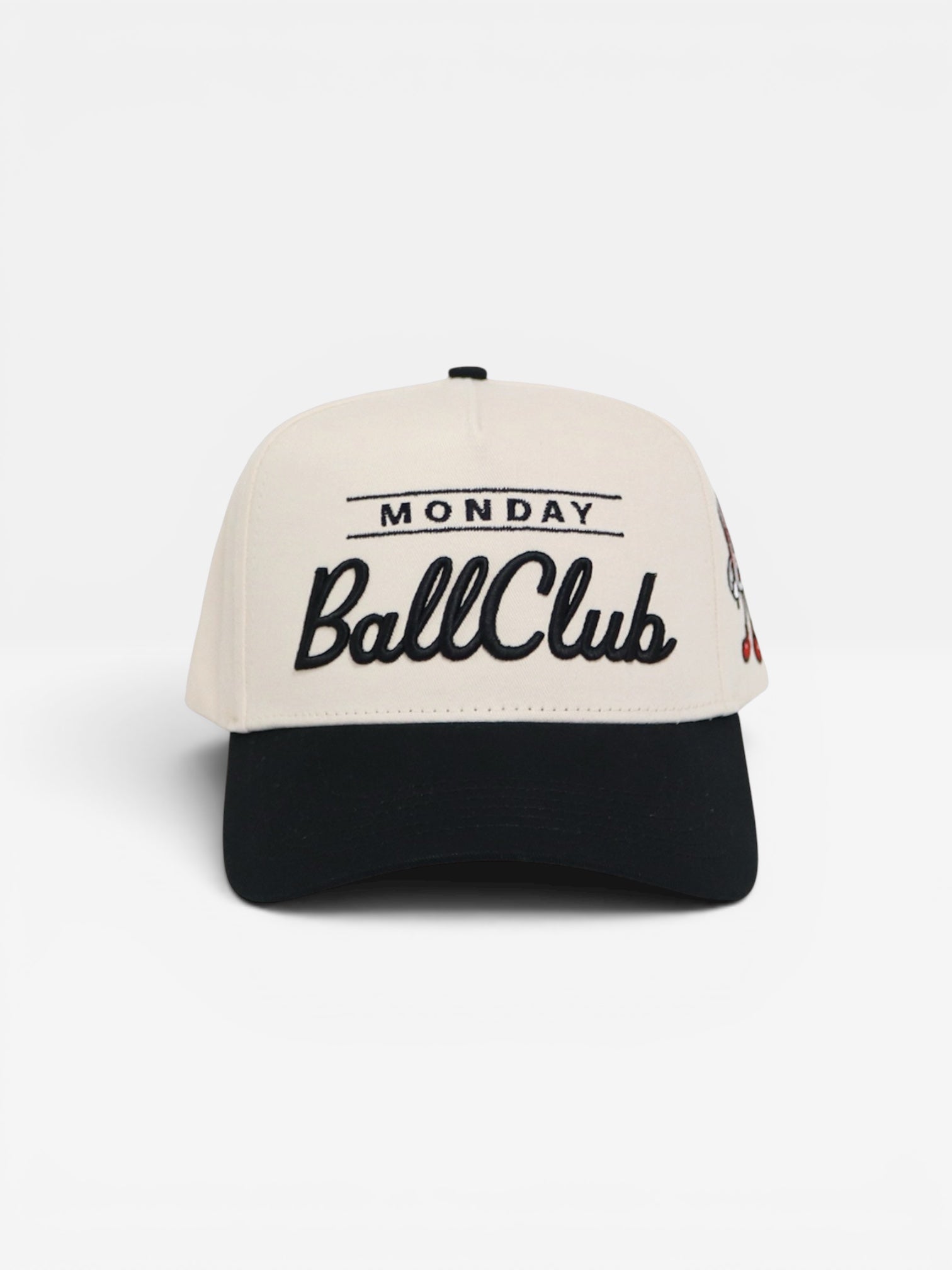 Monday Ball Club Snapback | Cream & Black