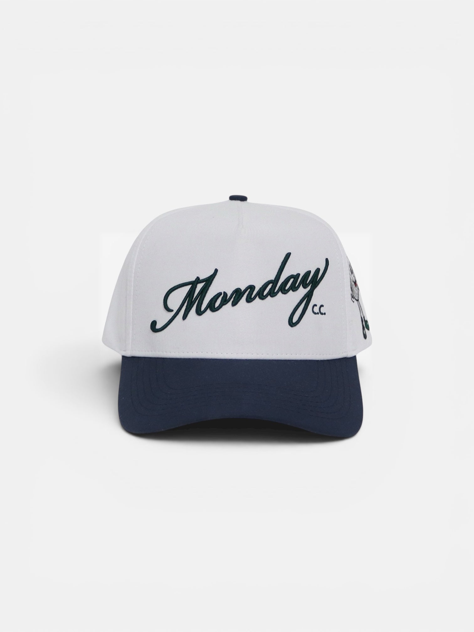 Monday Country Club Snapback | White & Navy