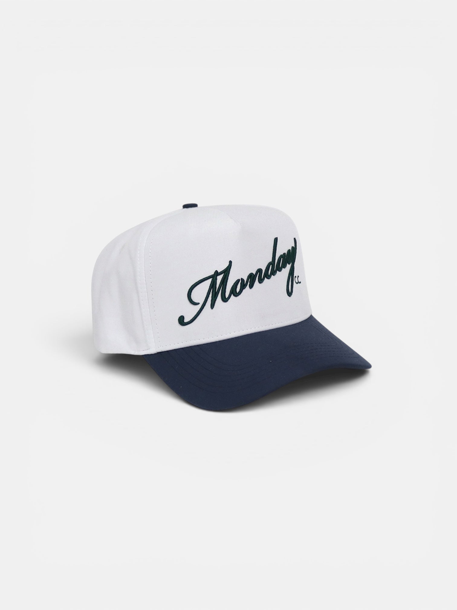 Monday Country Club Snapback | White & Navy