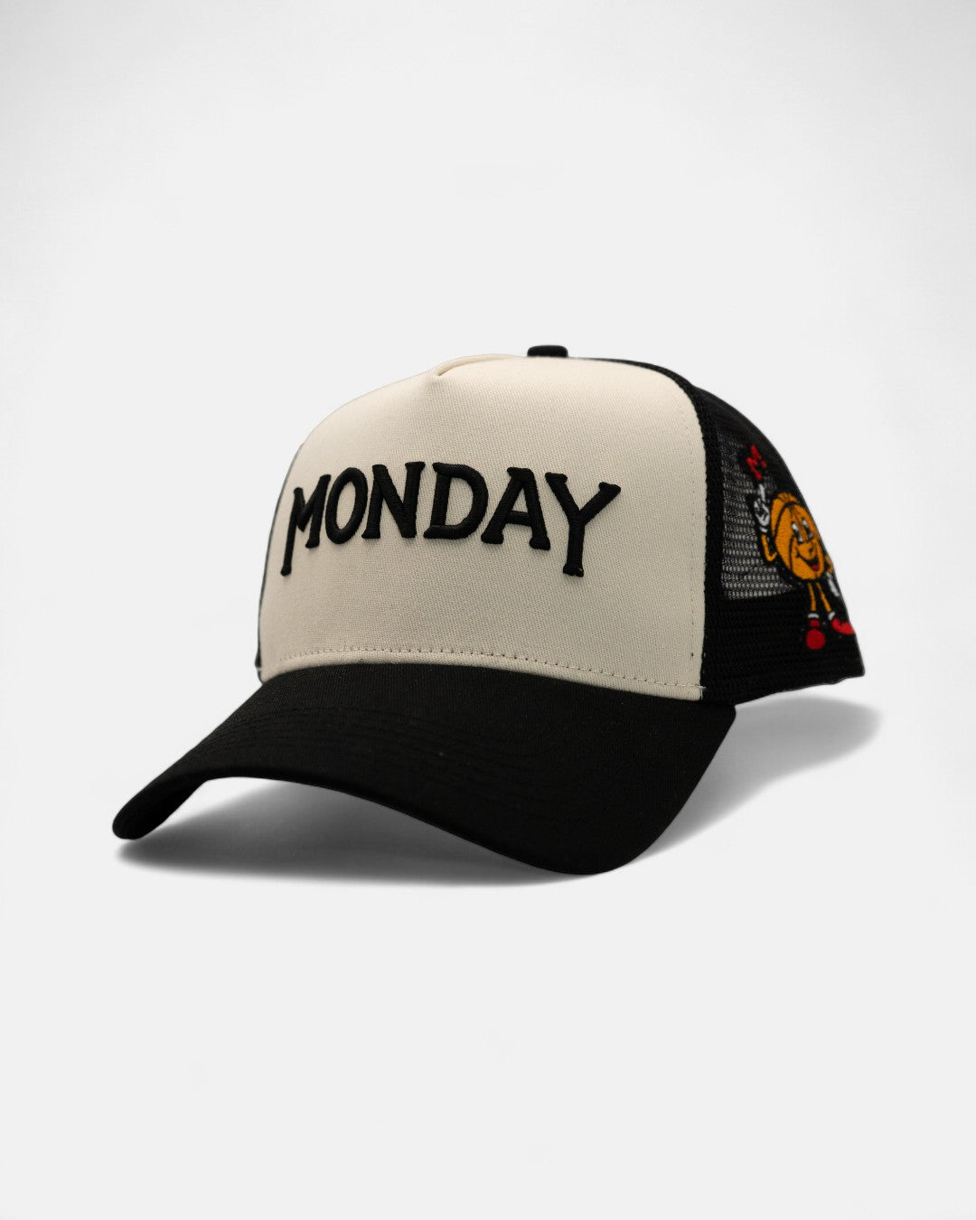 Monday Trucker | Cream & Black