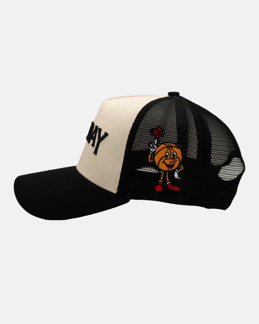 Monday Trucker | Cream & Black