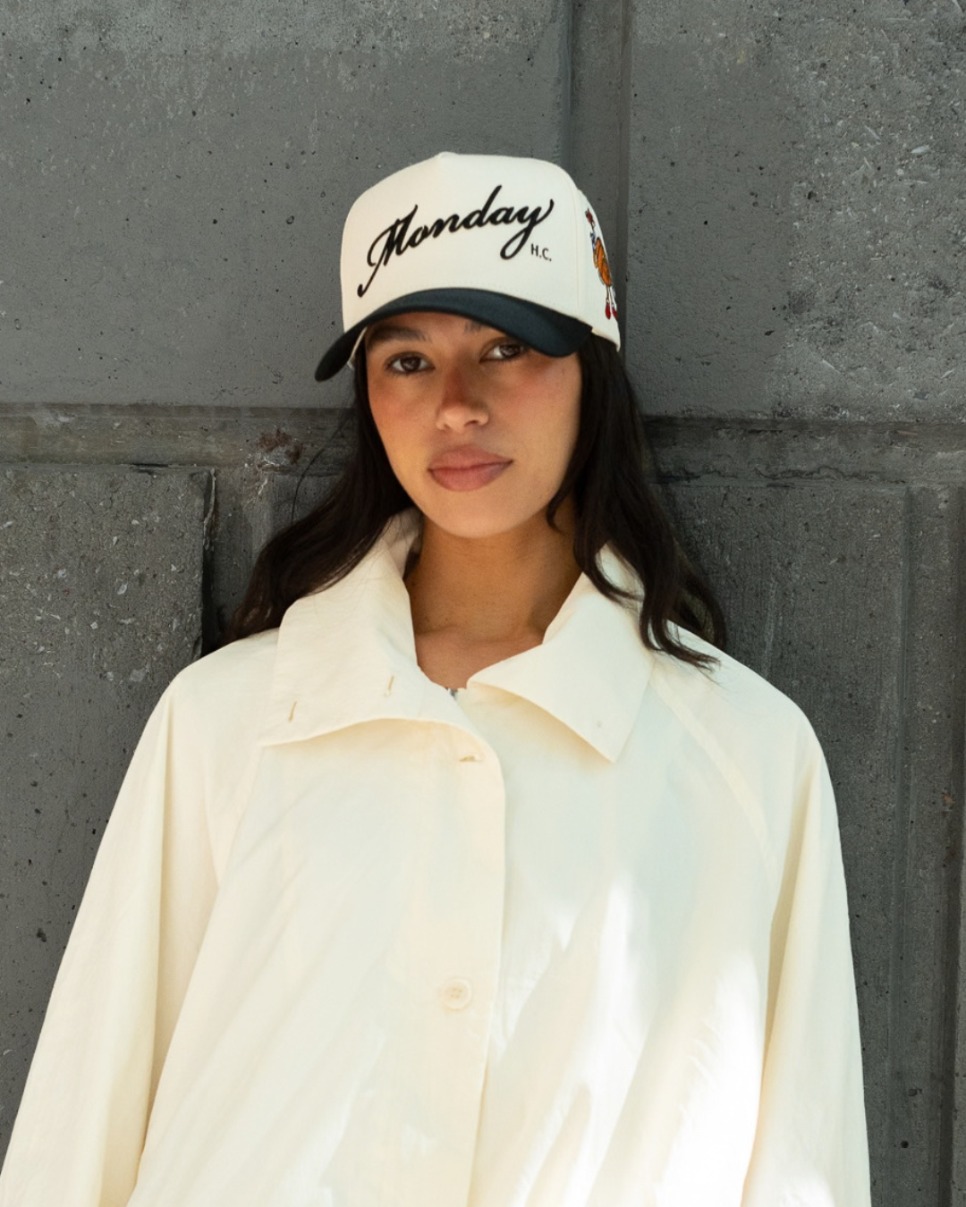 Monday H.C. Snapback | Cream & Black