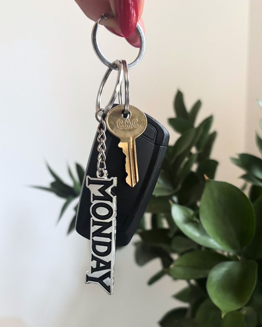 Monday Keychain